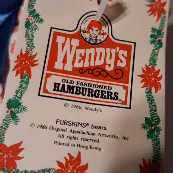 Wendy's 1986 vintage Furskins 8" bears - Picture 3 of 6